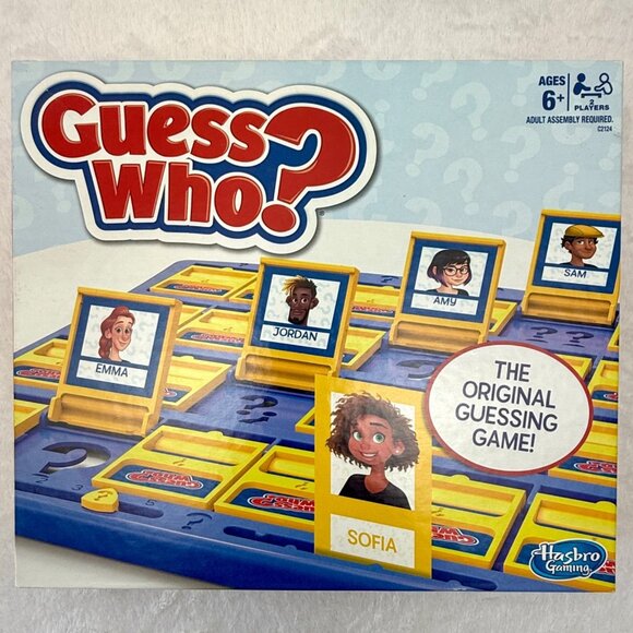 Guess Who Guessing Board Game Hasbro 2018 100% Complete - Picture 8 of 11